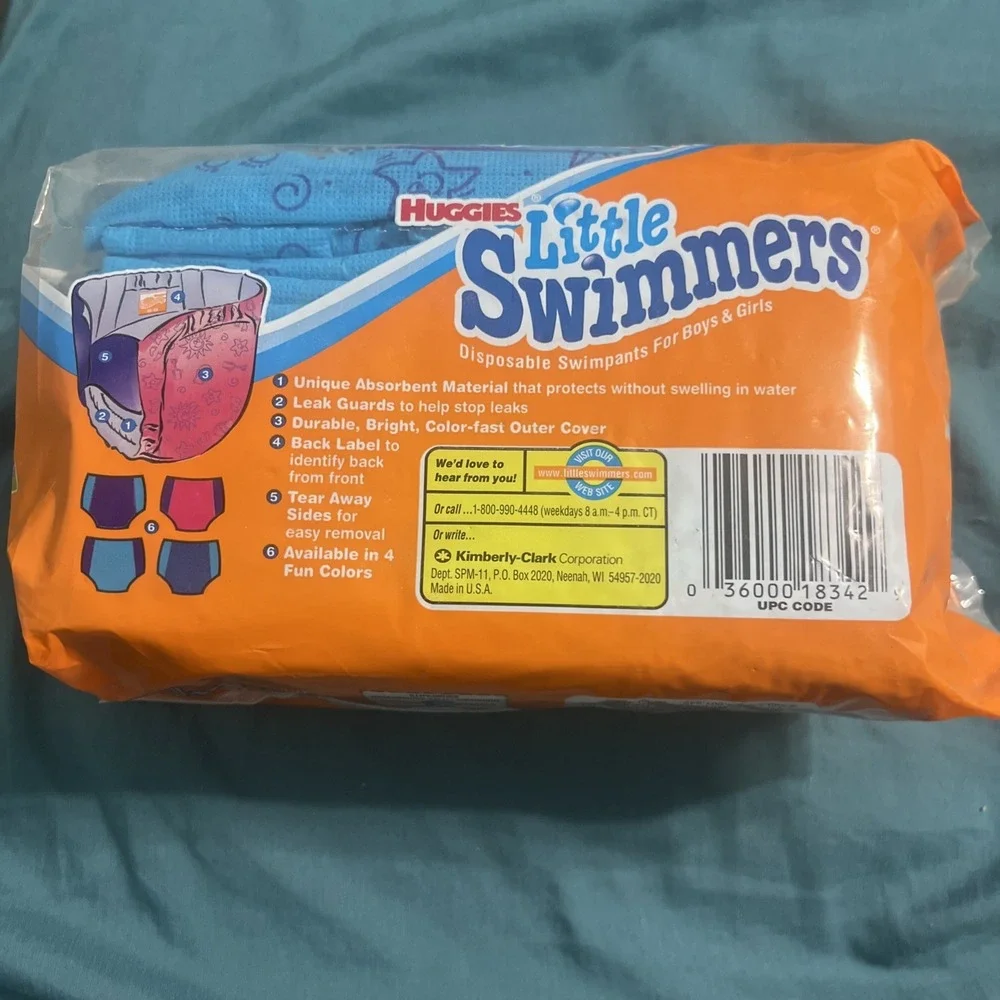 Vintage 1998‎ Little Swimmers HUGGIES Medium 24-34lb 11ct. Sand Toys